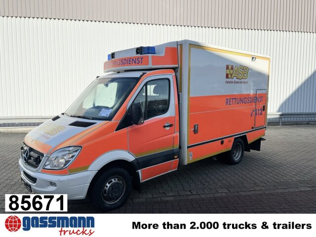 Mercedes-Benz Sprinter 516 CDI 4x2, Rettungswagen, Retarder - Суцільнометалевий фургон: фото 1 Mercedes-Benz Sprinter 516 CDI 4x2, Rettungswagen, Retarder - Суцільнометалевий фургон: фото 1