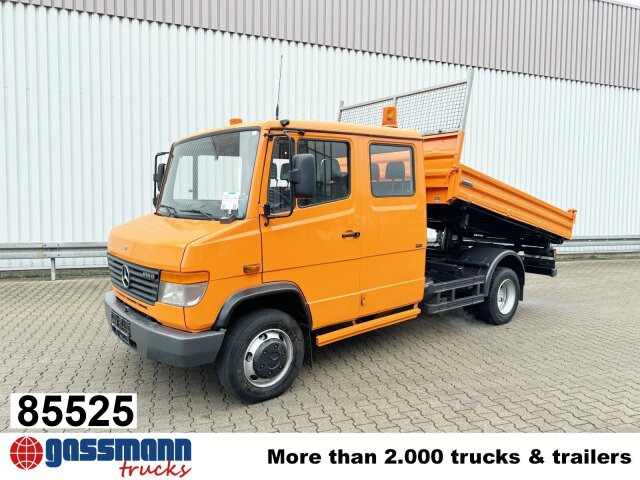 Mercedes-Benz Vario 816 D 4x2 Doka, 2x AHK, Meiller Kipper, - Малотоннажний самоскид, Вантажопасажирський фургон: фото 1 Mercedes-Benz Vario 816 D 4x2 Doka, 2x AHK, Meiller Kipper, - Малотоннажний самоскид, Вантажопасажирський фургон: фото 1