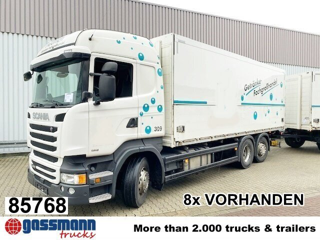 Scania R450 LB 6x2-4 Getränkekoffer, Retarder, - Вантажівка з закритим кузовом: фото 1 Scania R450 LB 6x2-4 Getränkekoffer, Retarder, - Вантажівка з закритим кузовом: фото 1