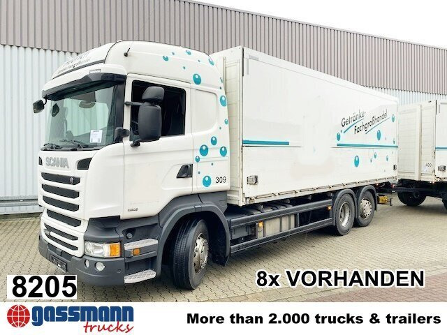Scania R450 LB 6x2-4 Getränkekoffer, Retarder, - Вантажівка з закритим кузовом: фото 1 Scania R450 LB 6x2-4 Getränkekoffer, Retarder, - Вантажівка з закритим кузовом: фото 1