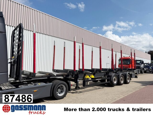 Schwarzmüller 3-Achs Holzauflieger, Liftachse, MEHRFACH - Напівпричіп лісовоз: фото 1 Schwarzmüller 3-Achs Holzauflieger, Liftachse, MEHRFACH - Напівпричіп лісовоз: фото 1