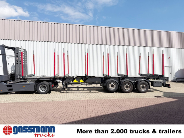 Schwarzmüller 3-Achs Holzauflieger, Liftachse, MEHRFACH - Напівпричіп лісовоз: фото 4 Schwarzmüller 3-Achs Holzauflieger, Liftachse, MEHRFACH - Напівпричіп лісовоз: фото 4