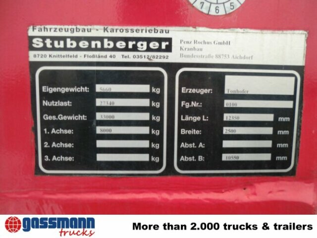 TONHOFER DL1 Plattform-Auflieger - Бортовий напівпричіп/ Платформа: фото 3 TONHOFER DL1 Plattform-Auflieger - Бортовий напівпричіп/ Платформа: фото 3