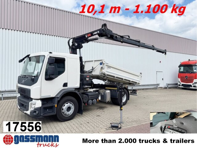 Volvo FE 320 4x2 mit Kran Hiab X-Hiduo 138 ES-3, Funk - Самоскид вантажівка, Вантажівка з маніпулятором: фото 1 Volvo FE 320 4x2 mit Kran Hiab X-Hiduo 138 ES-3, Funk - Самоскид вантажівка, Вантажівка з маніпулятором: фото 1