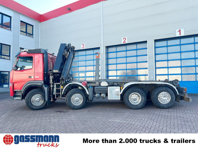 Volvo FM 460 8x2-6, Lenk-/Liftachse, Kran HMF 2020-K4, - Гаковий мультиліфт вантажівка, Вантажівка з маніпулятором: фото 3 Volvo FM 460 8x2-6, Lenk-/Liftachse, Kran HMF 2020-K4, - Гаковий мультиліфт вантажівка, Вантажівка з маніпулятором: фото 3