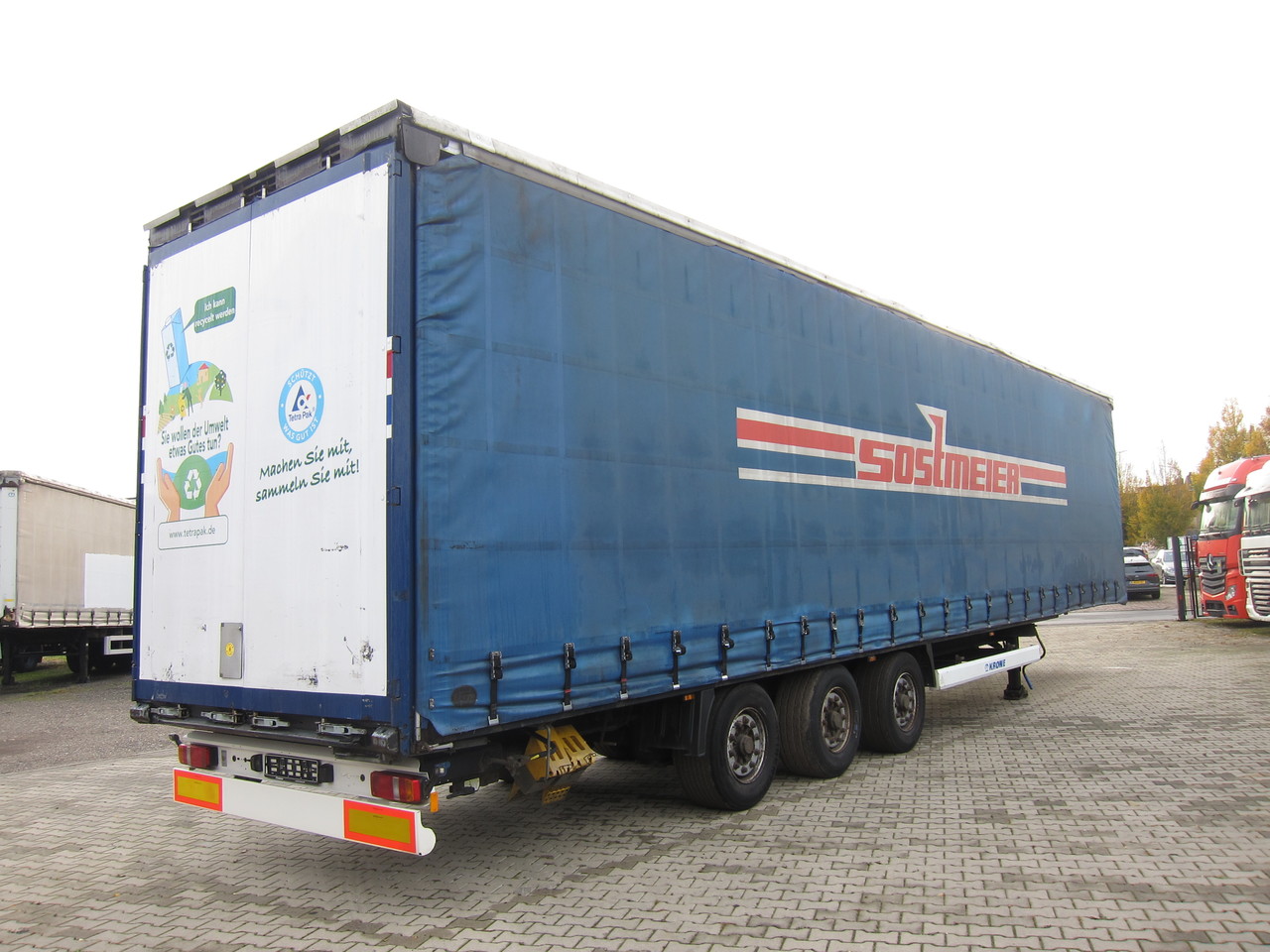 KRONE SD MegaLiner Liftaxle BPW Disc - Тентований причіп: фото 3 KRONE SD MegaLiner Liftaxle BPW Disc - Тентований причіп: фото 3