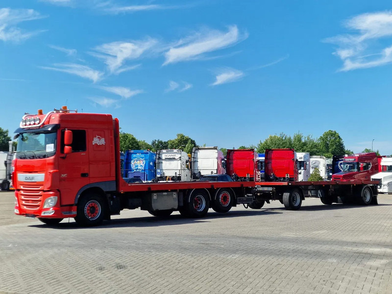 DAF XF 410 6x2 SpaceCab - Flatbed - Euro 6 + 2 axle trailer BPW - Бортова вантажівка/ Платформа: фото 3 DAF XF 410 6x2 SpaceCab - Flatbed - Euro 6 + 2 axle trailer BPW - Бортова вантажівка/ Платформа: фото 3