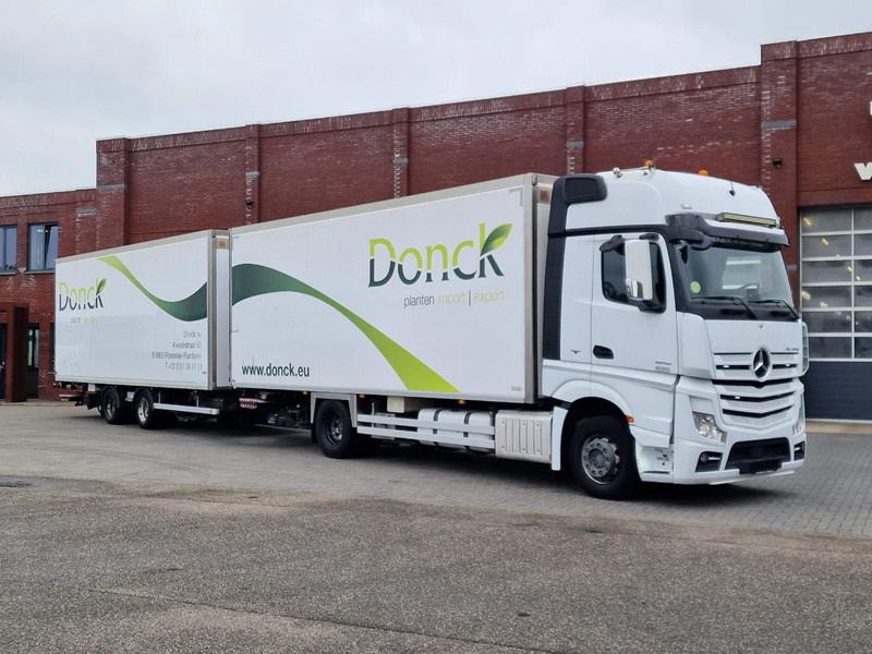 Mercedes-Benz Actros 1942 4x2 - Box with Loadlift - Full air + Pacton Trailer Loadlift - Heating system - Вантажівка з закритим кузовом: фото 1 Mercedes-Benz Actros 1942 4x2 - Box with Loadlift - Full air + Pacton Trailer Loadlift - Heating system - Вантажівка з закритим кузовом: фото 1