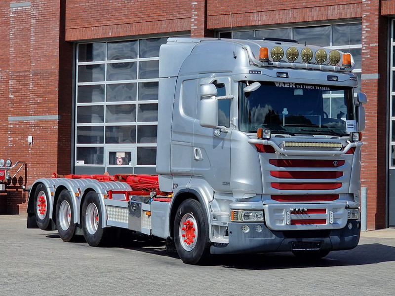 Scania R490 8x4*4 - HIAB XR24SL58 24T hooklift - Euro 6 - Full air - Steering axle - Гаковий мультиліфт вантажівка: фото 3 Scania R490 8x4*4 - HIAB XR24SL58 24T hooklift - Euro 6 - Full air - Steering axle - Гаковий мультиліфт вантажівка: фото 3