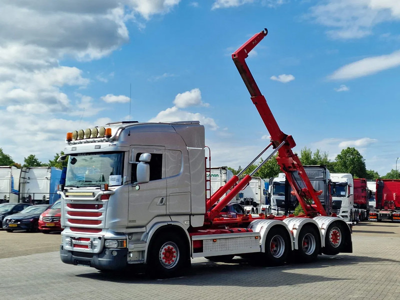 Scania R490 8x4*4 - HIAB XR24SL58 24T hooklift - Euro 6 - Full air - Steering axle - Гаковий мультиліфт вантажівка: фото 5 Scania R490 8x4*4 - HIAB XR24SL58 24T hooklift - Euro 6 - Full air - Steering axle - Гаковий мультиліфт вантажівка: фото 5