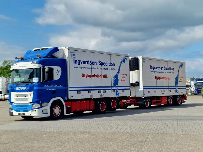 Scania R500 NGS B6X2NB / Trailer-Bygg 12-2004 / Frigobox Sidedoors / Rohrbahen / hooks - Рефрижератор вантажівка: фото 3 Scania R500 NGS B6X2NB / Trailer-Bygg 12-2004 / Frigobox Sidedoors / Rohrbahen / hooks - Рефрижератор вантажівка: фото 3