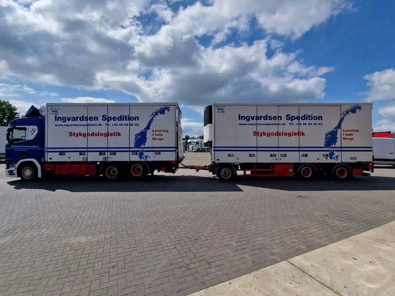 Scania R500 NGS B6X2NB / Trailer-Bygg 12-2004 / Frigobox Sidedoors / Rohrbahen / hooks - Рефрижератор вантажівка: фото 4 Scania R500 NGS B6X2NB / Trailer-Bygg 12-2004 / Frigobox Sidedoors / Rohrbahen / hooks - Рефрижератор вантажівка: фото 4