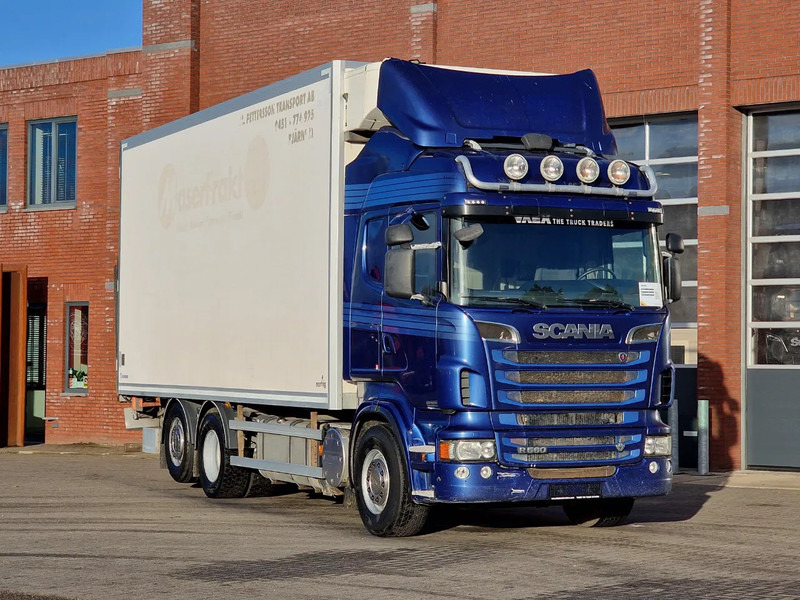 Scania R560 V8 Topline 6x2*4 - Frigo - Loadlift - Full air - Euro 5 - Ізотермічна вантажівка: фото 1 Scania R560 V8 Topline 6x2*4 - Frigo - Loadlift - Full air - Euro 5 - Ізотермічна вантажівка: фото 1