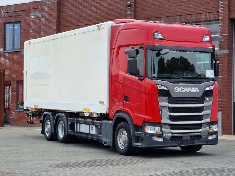 Scania S500 NGS B6X2NB BDF / Box / Loadinglift / Full air / retarder - Вантажівка з закритим кузовом: фото 1 Scania S500 NGS B6X2NB BDF / Box / Loadinglift / Full air / retarder - Вантажівка з закритим кузовом: фото 1