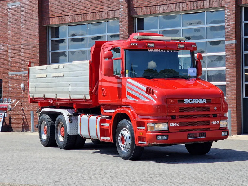 Scania T124-420 6x4 - Tipper - Retarder - Full steel - HUB Reduction - Manual gearbox - Самоскид вантажівка: фото 3 Scania T124-420 6x4 - Tipper - Retarder - Full steel - HUB Reduction - Manual gearbox - Самоскид вантажівка: фото 3