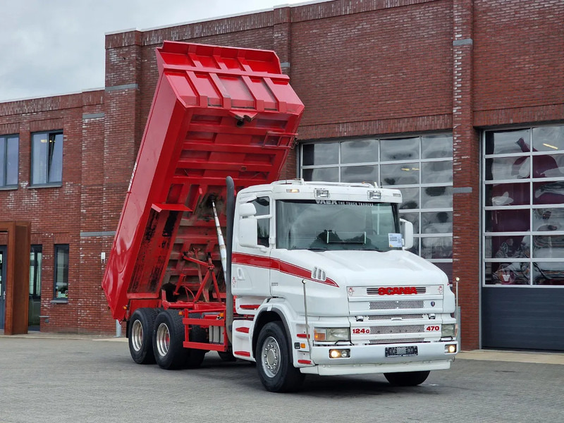 Scania T124-470 6x2 - Tipper - Manual gearbox - Full steel - Robson Drive - New Engine - Torpedo/Hauber - Самоскид вантажівка: фото 1 Scania T124-470 6x2 - Tipper - Manual gearbox - Full steel - Robson Drive - New Engine - Torpedo/Hauber - Самоскид вантажівка: фото 1