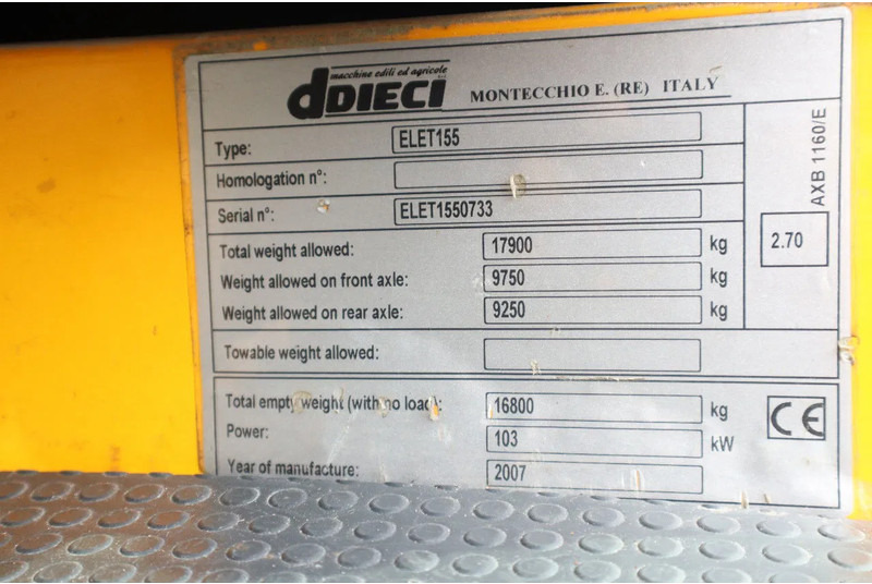 Навантажувач Dieci PEGASUS 45.21 | FORKS | WINCH | LOW HOURS: фото 20 Навантажувач Dieci PEGASUS 45.21 | FORKS | WINCH | LOW HOURS: фото 20