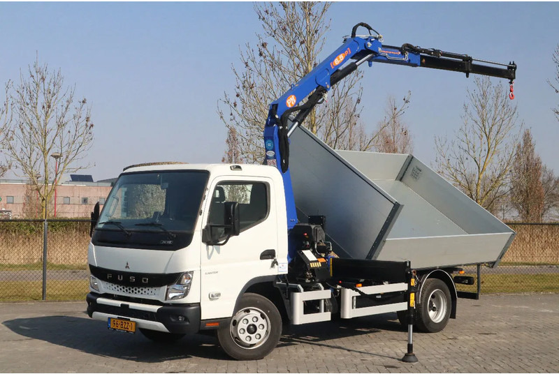 FUSO Canter 7C18 | 4X2 | 3-WAY TIPPER | PM 6.5 KRAN /CRANE - Вантажівка з маніпулятором: фото 1 FUSO Canter 7C18 | 4X2 | 3-WAY TIPPER | PM 6.5 KRAN /CRANE - Вантажівка з маніпулятором: фото 1