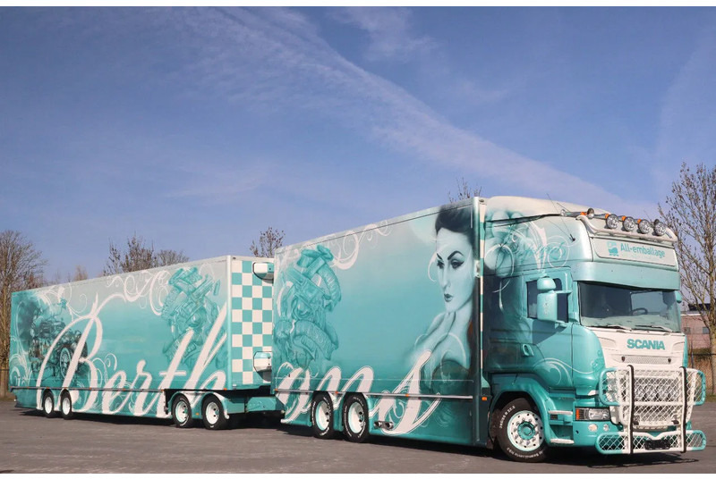 Scania R560 V8 R560 | BERTHONS HOT ROD | CUSTOM SPECIAL TRUCK - Закритий кузов напівпричіп: фото 1 Scania R560 V8 R560 | BERTHONS HOT ROD | CUSTOM SPECIAL TRUCK - Закритий кузов напівпричіп: фото 1