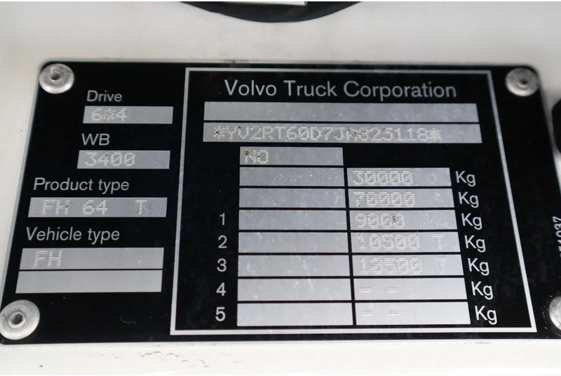Тягач Volvo FH 540 | 6X4 - 6X2 | TANDEMLIFT | 70 TON | HYDR | RETARDER: фото 20