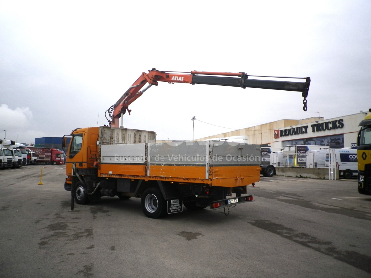 RENAULT MIDLUM 220.14C GRUA - Бортова вантажівка/ Платформа, Вантажівка з маніпулятором: фото 3 RENAULT MIDLUM 220.14C GRUA - Бортова вантажівка/ Платформа, Вантажівка з маніпулятором: фото 3