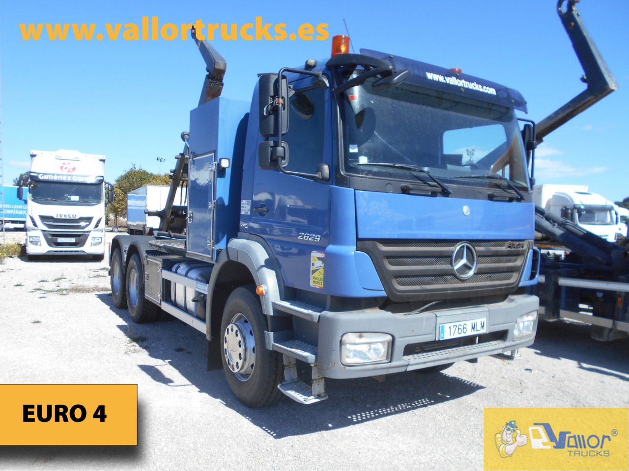 MERCEDES-BENZ AXOR 2629 - Гаковий мультиліфт вантажівка: фото 2 MERCEDES-BENZ AXOR 2629 - Гаковий мультиліфт вантажівка: фото 2