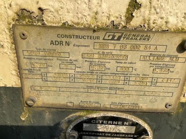 General Trailers - Напівпричіп цистерна: фото 4 General Trailers - Напівпричіп цистерна: фото 4