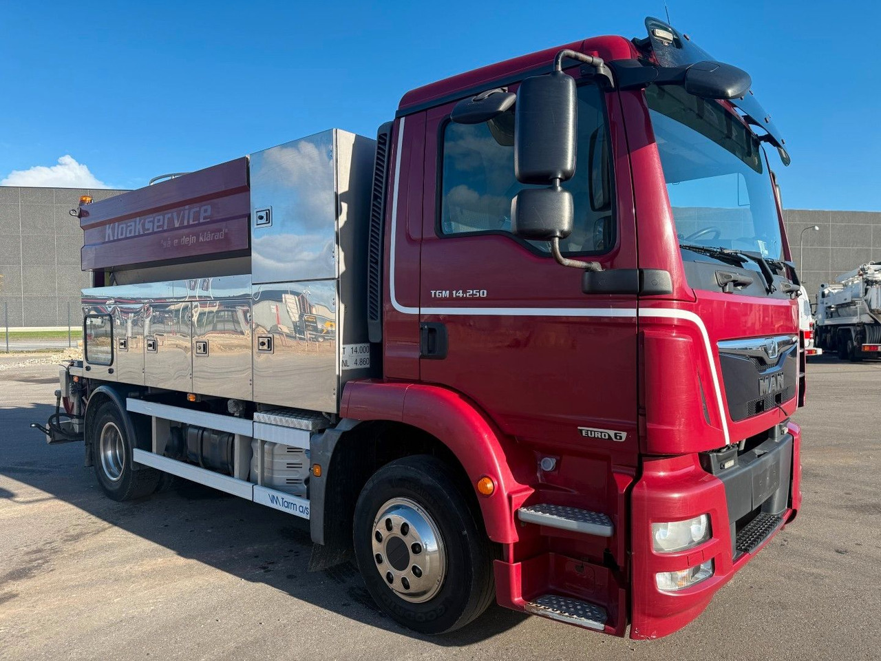 MAN TGM 14.250 VM-Tarm Stainless Steel 4000 l. Kombi - Асенізатори: фото 2 MAN TGM 14.250 VM-Tarm Stainless Steel 4000 l. Kombi - Асенізатори: фото 2