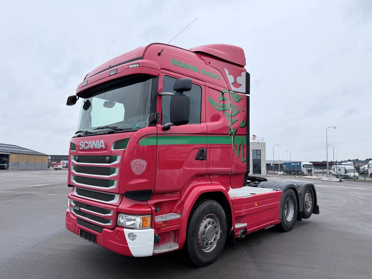 Scania R490 6x2 Highline Hydraulik Euro 6 - Тягач: фото 1 Scania R490 6x2 Highline Hydraulik Euro 6 - Тягач: фото 1
