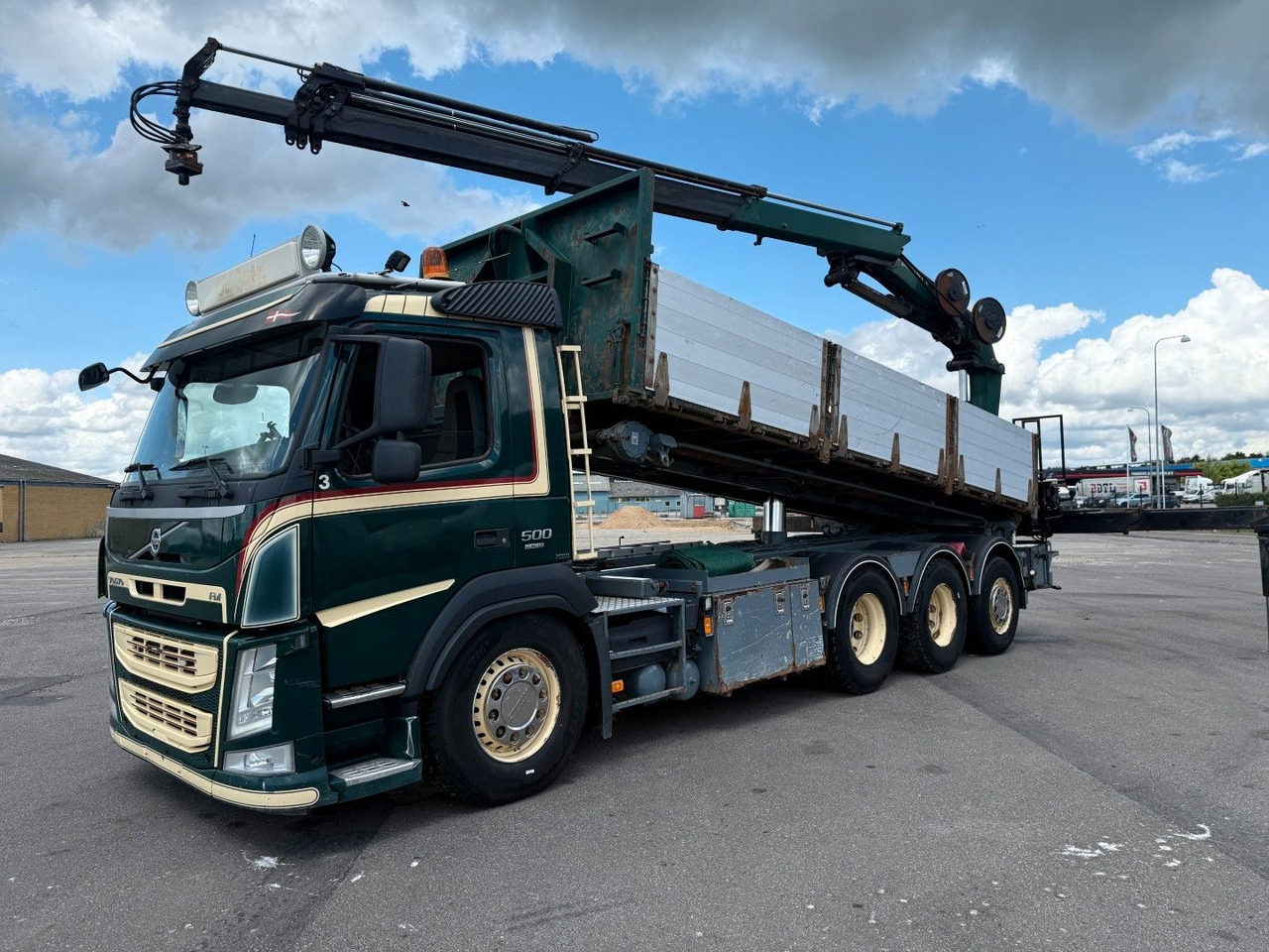 Volvo FM500 8x4*4 Tipper / Crane HMF2620-K5 - Самоскид вантажівка, Вантажівка з маніпулятором: фото 1 Volvo FM500 8x4*4 Tipper / Crane HMF2620-K5 - Самоскид вантажівка, Вантажівка з маніпулятором: фото 1