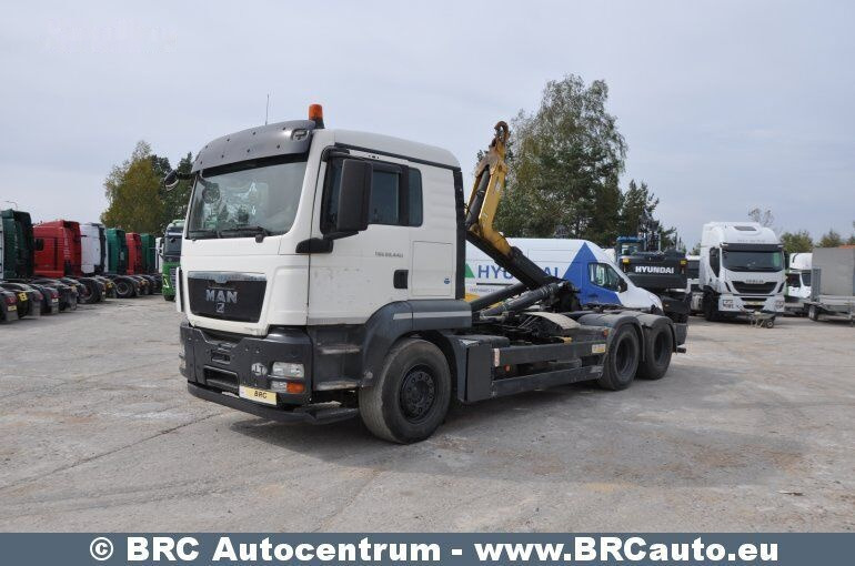 MAN TGS 440 Palfinger 6X2 - Гаковий мультиліфт вантажівка, Вантажівка з маніпулятором: фото 1 MAN TGS 440 Palfinger 6X2 - Гаковий мультиліфт вантажівка, Вантажівка з маніпулятором: фото 1