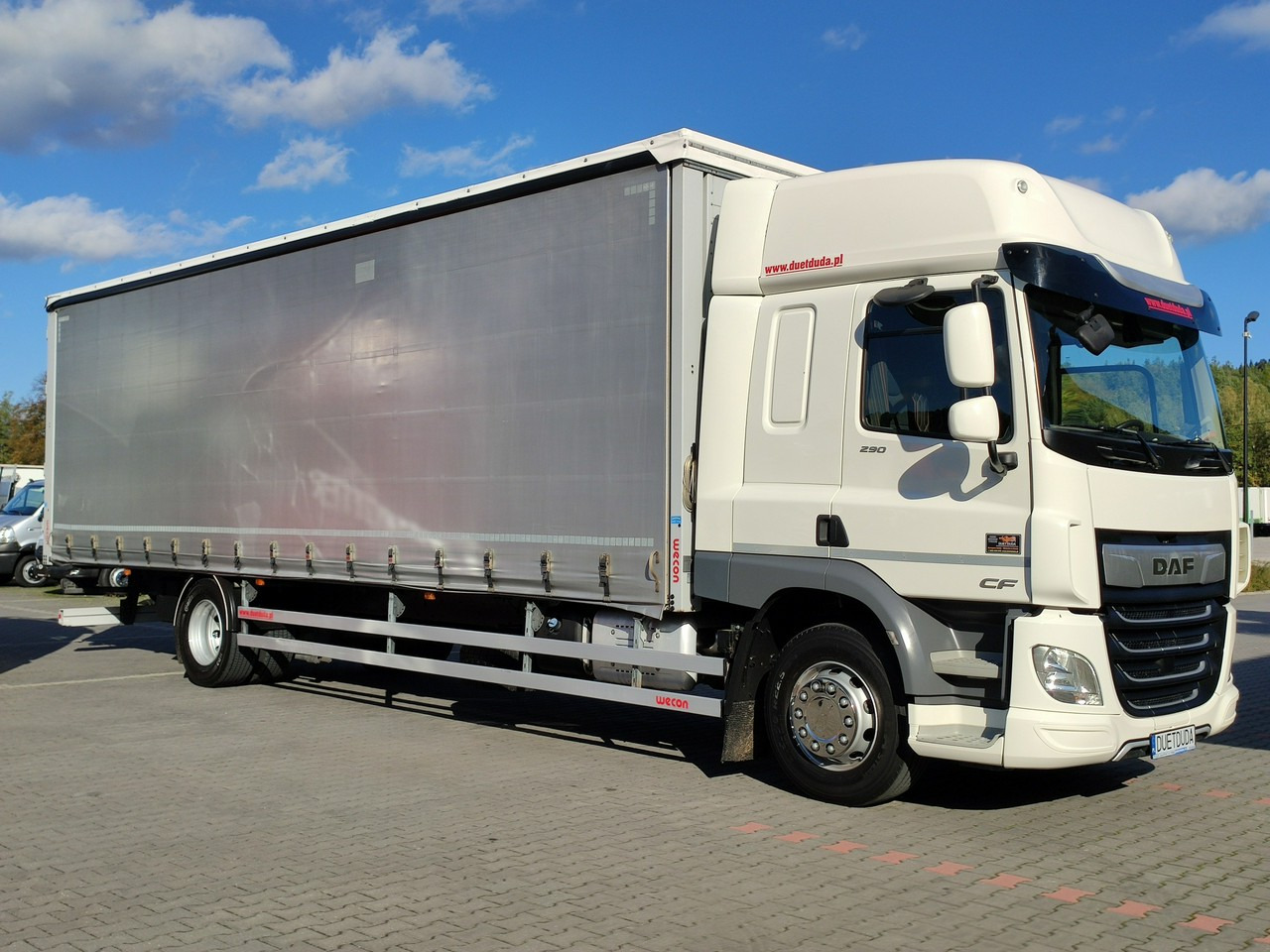 DAF CF 290 E6 Firana Tył Drzwi Dach Podnoszony / Zsuwany Długi 9.30m - Тентована вантажівка: фото 5 DAF CF 290 E6 Firana Tył Drzwi Dach Podnoszony / Zsuwany Długi 9.30m - Тентована вантажівка: фото 5