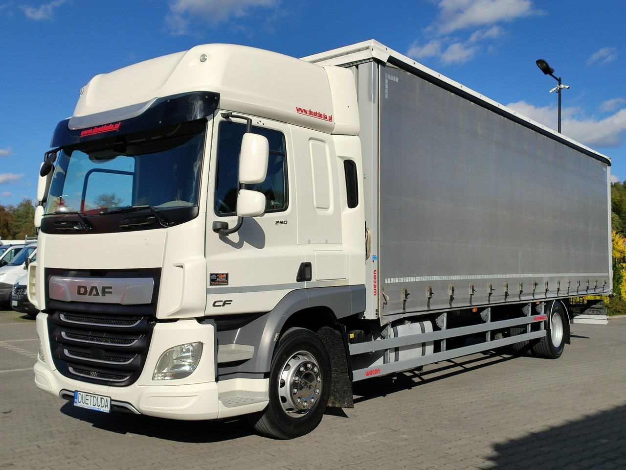 DAF CF 290 E6 Firana Tył Drzwi Dach Podnoszony / Zsuwany Długi 9.30m - Тентована вантажівка: фото 2 DAF CF 290 E6 Firana Tył Drzwi Dach Podnoszony / Zsuwany Długi 9.30m - Тентована вантажівка: фото 2