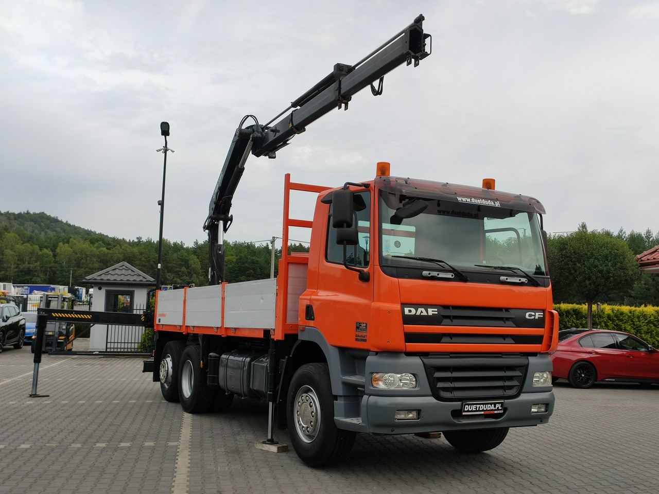 DAF CF 85.380 6x2 Oś Skrętna Skrzynia HDS HIAB 220C + Pilot - Бортова вантажівка/ Платформа, Вантажівка з маніпулятором: фото 3 DAF CF 85.380 6x2 Oś Skrętna Skrzynia HDS HIAB 220C + Pilot - Бортова вантажівка/ Платформа, Вантажівка з маніпулятором: фото 3