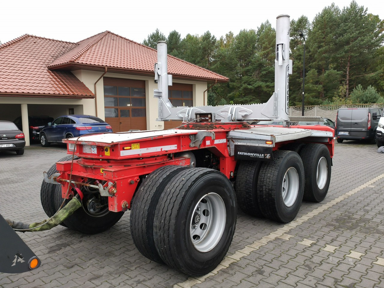 Faymonville Wózek 3-Osie FlexMAX 12T Do drzewa Do drewna Do Lasu 2019/2020r - Причіп лісовоз: фото 4 Faymonville Wózek 3-Osie FlexMAX 12T Do drzewa Do drewna Do Lasu 2019/2020r - Причіп лісовоз: фото 4