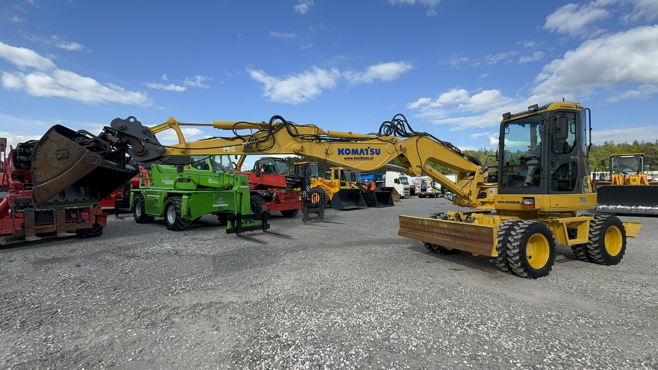 Komatsu PW 98 MR 8 Pług + Podpory 10ton Szybkozłącze - Колісний екскаватор: фото 3 Komatsu PW 98 MR 8 Pług + Podpory 10ton Szybkozłącze - Колісний екскаватор: фото 3