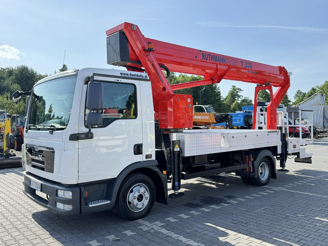 MAN TGL 7.150 Zwyżka Ruthmann T330 33-Metry DMC 7500KG 21m w Bok - Автовишка: фото 3 MAN TGL 7.150 Zwyżka Ruthmann T330 33-Metry DMC 7500KG 21m w Bok - Автовишка: фото 3