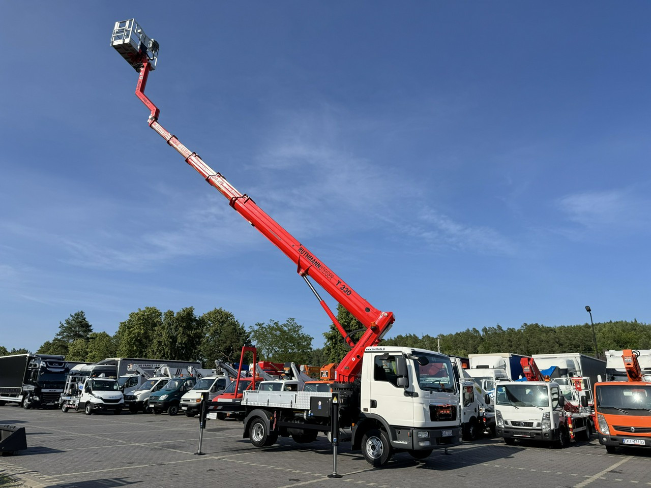 MAN TGL 7.150 Zwyżka Ruthmann T330 33-Metry DMC 7500KG 21m w Bok - Автовишка: фото 1 MAN TGL 7.150 Zwyżka Ruthmann T330 33-Metry DMC 7500KG 21m w Bok - Автовишка: фото 1