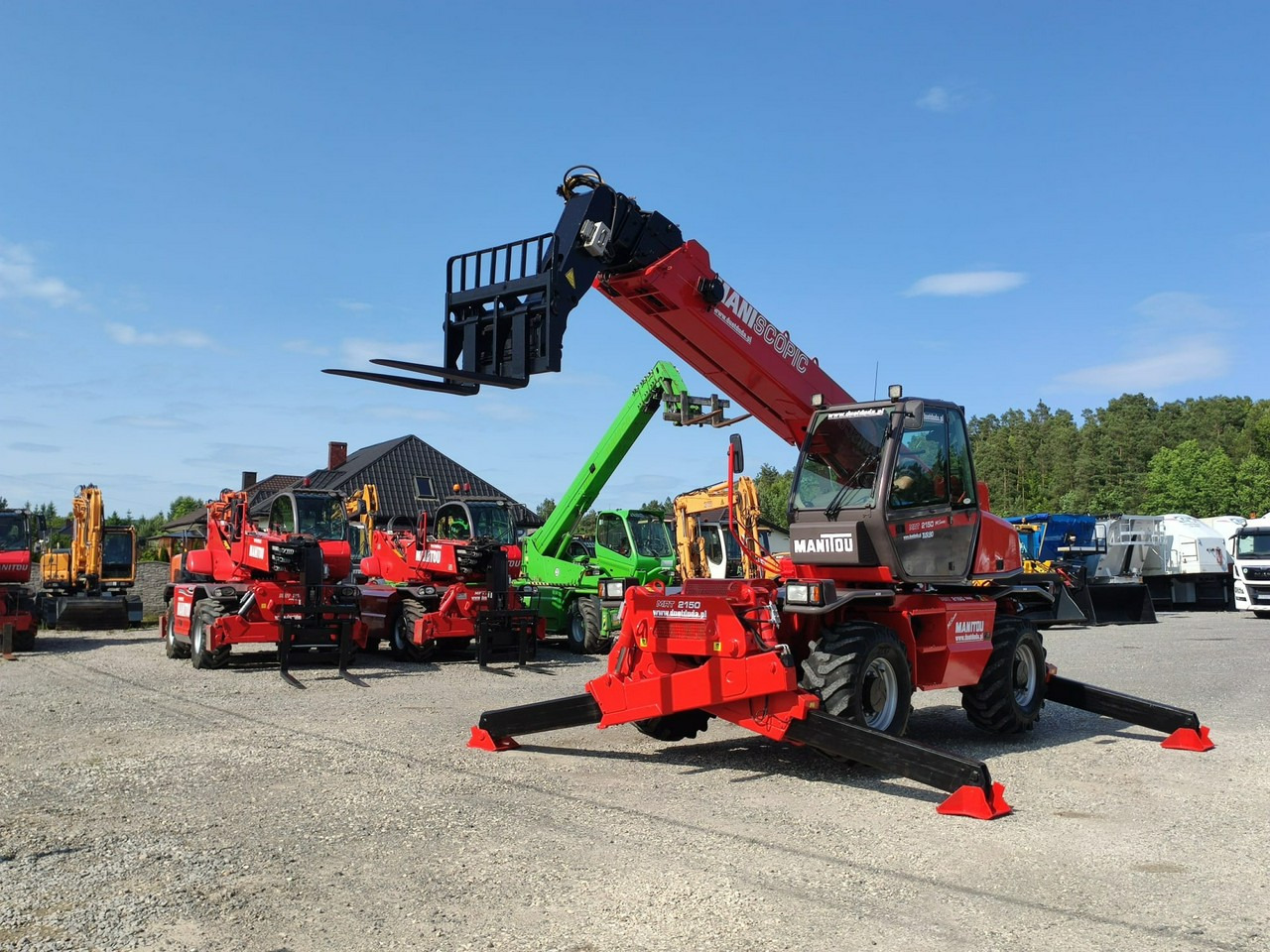 Навантажувач телескопічний Manitou MRT 2150 ROTO Ładowarka Teleskopowa Obrotowa 2550 1850 1840: фото 22