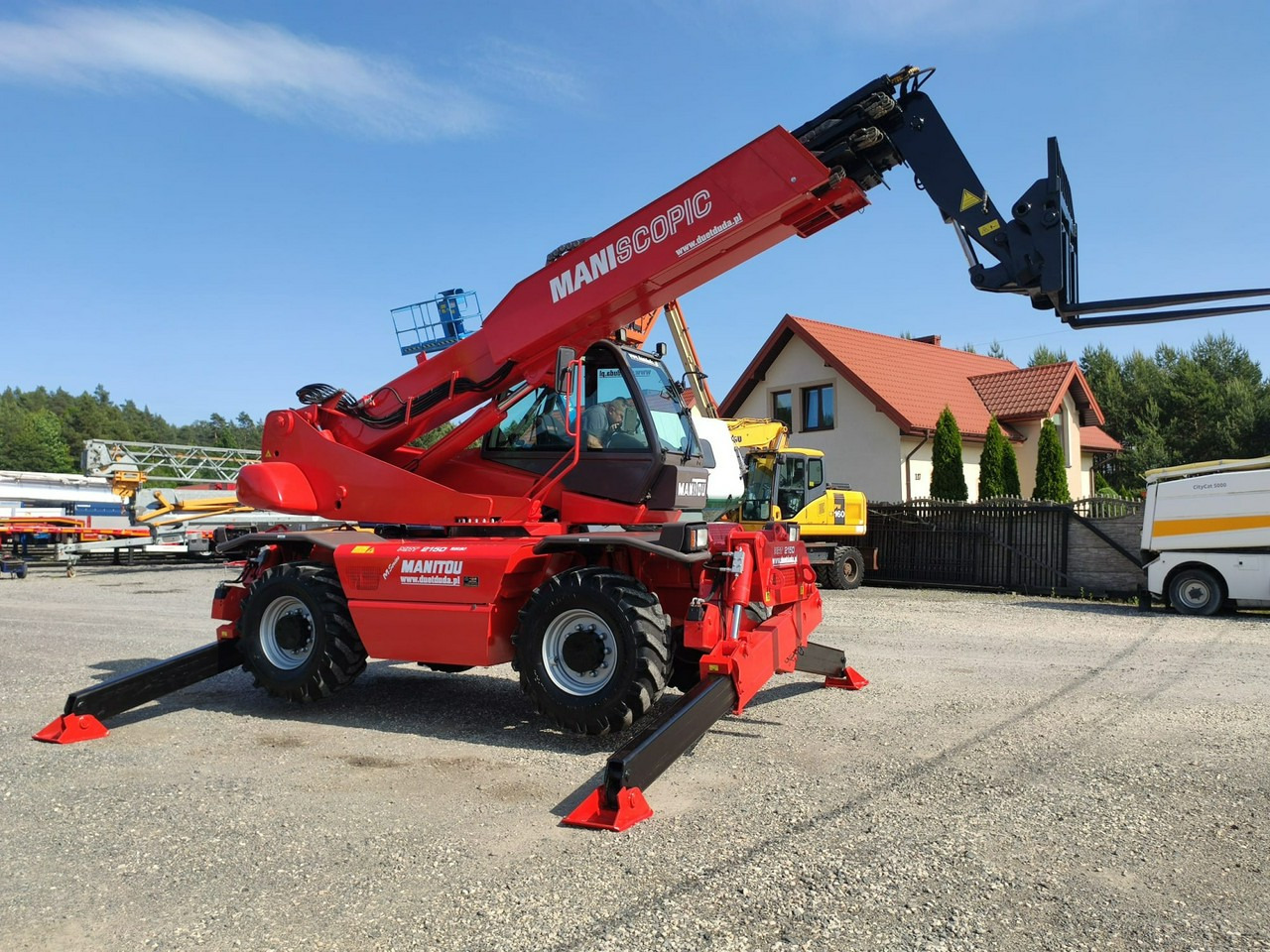 Навантажувач телескопічний Manitou MRT 2150 ROTO Ładowarka Teleskopowa Obrotowa 2550 1850 1840: фото 24