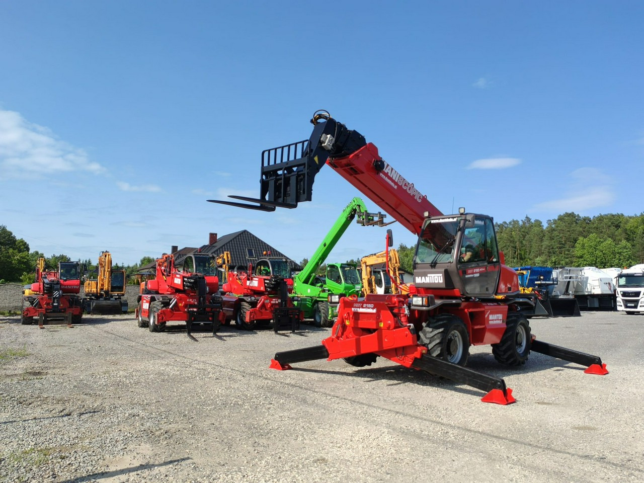 Навантажувач телескопічний Manitou MRT 2150 ROTO Ładowarka Teleskopowa Obrotowa 2550 1850 1840: фото 23