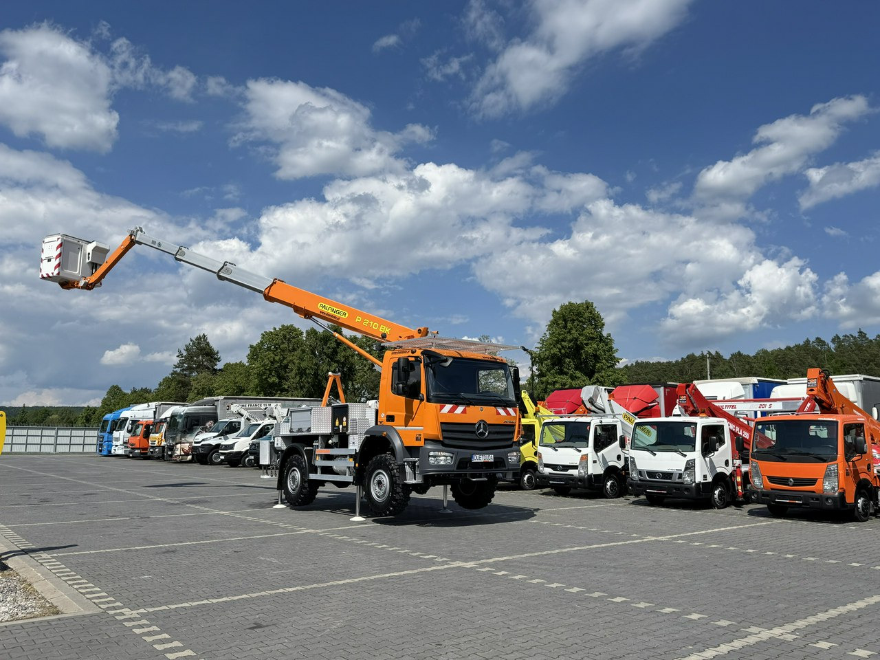 Mercedes Atego 718 E6 4x4 Zwyżka PALFINGER P210 BK Podnośnik Koszowy - Автовишка: фото 4 Mercedes Atego 718 E6 4x4 Zwyżka PALFINGER P210 BK Podnośnik Koszowy - Автовишка: фото 4