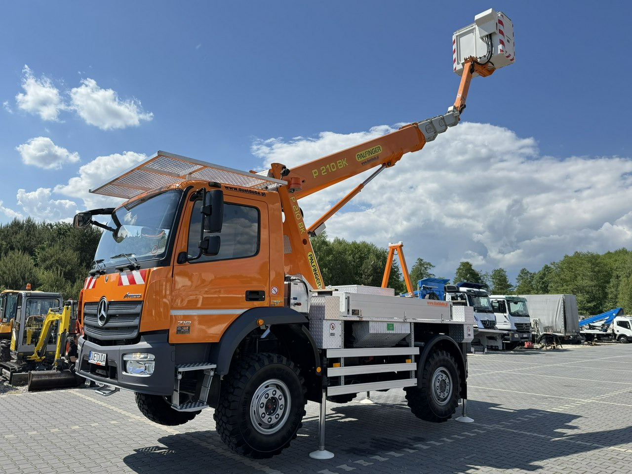 Mercedes Atego 718 E6 4x4 Zwyżka PALFINGER P210 BK Podnośnik Koszowy - Автовишка: фото 3 Mercedes Atego 718 E6 4x4 Zwyżka PALFINGER P210 BK Podnośnik Koszowy - Автовишка: фото 3