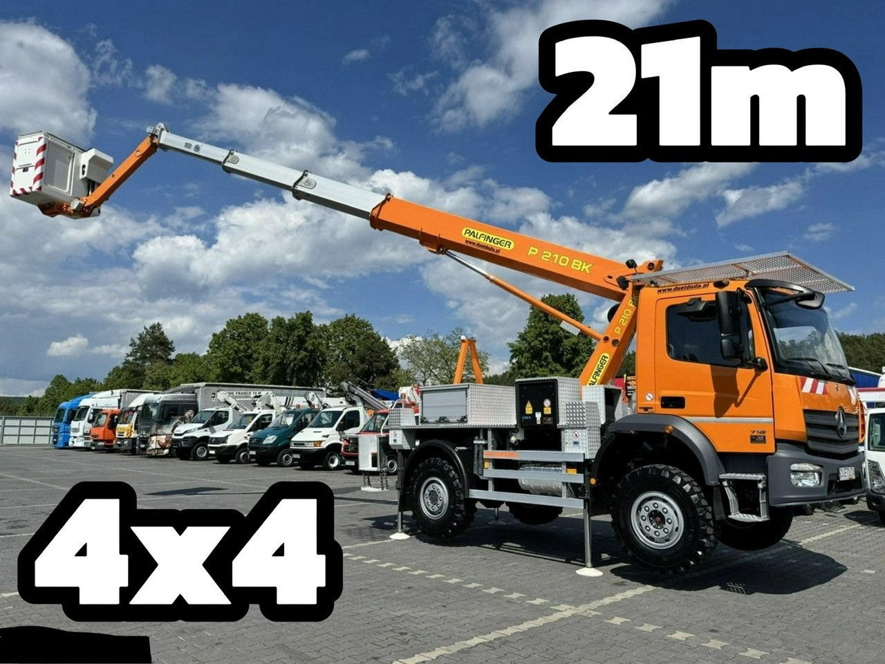 Mercedes Atego 718 E6 4x4 Zwyżka PALFINGER P210 BK Podnośnik Koszowy - Автовишка: фото 1 Mercedes Atego 718 E6 4x4 Zwyżka PALFINGER P210 BK Podnośnik Koszowy - Автовишка: фото 1