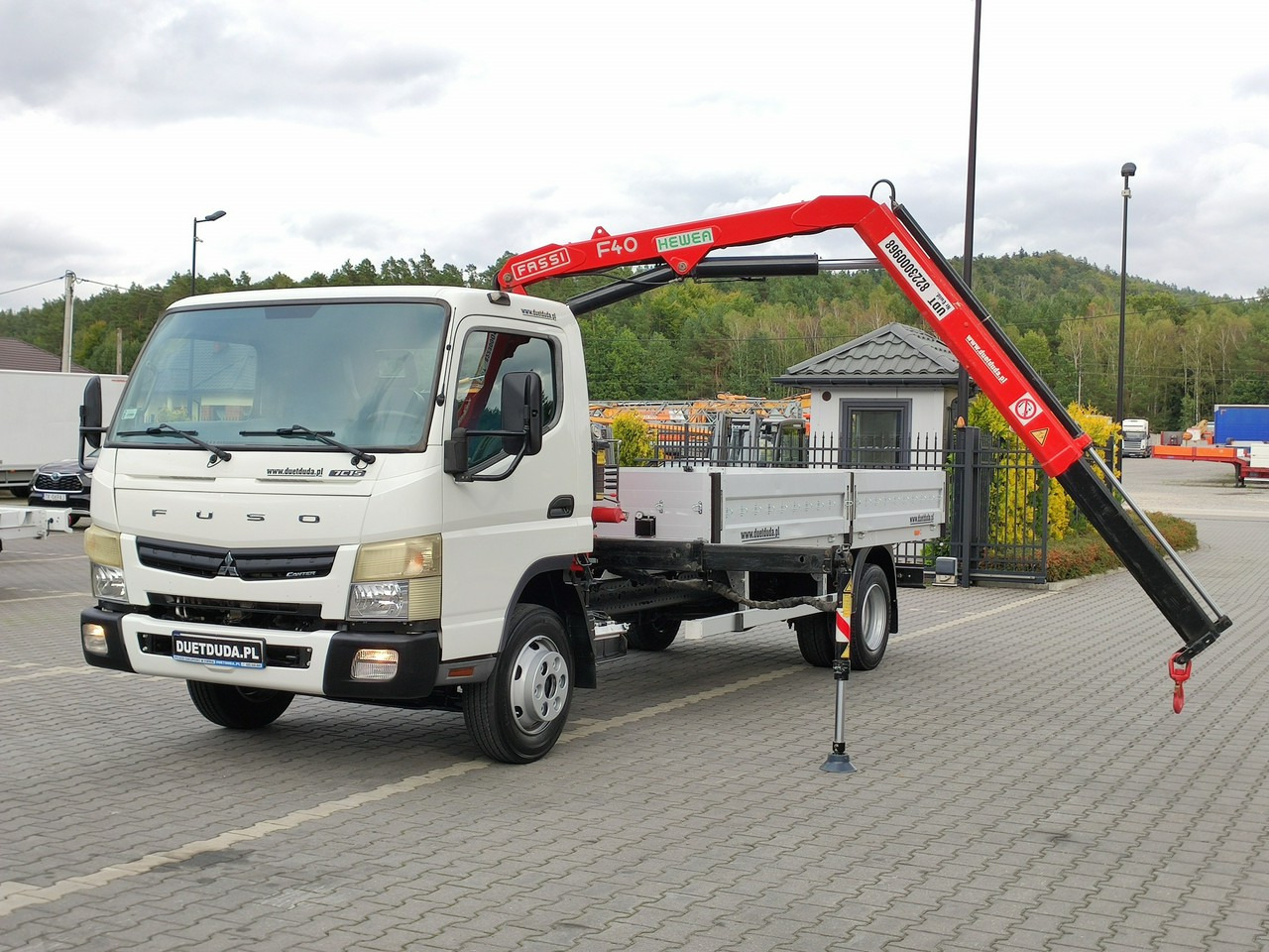 Mitsubishi Canter Fuso 7C15 3.0/150KM HDS FASSI F40 UNIKAT Super Stan !!! - Бортова вантажівка/ Платформа, Вантажівка з маніпулятором: фото 4 Mitsubishi Canter Fuso 7C15 3.0/150KM HDS FASSI F40 UNIKAT Super Stan !!! - Бортова вантажівка/ Платформа, Вантажівка з маніпулятором: фото 4