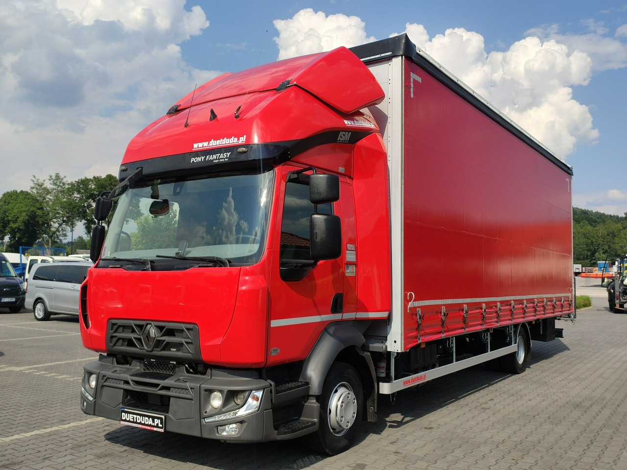 Renault D12.240 E6 Firana Tył Drzwi Dach Zsuwany Długa 830cm - Тентована вантажівка: фото 5 Renault D12.240 E6 Firana Tył Drzwi Dach Zsuwany Długa 830cm - Тентована вантажівка: фото 5