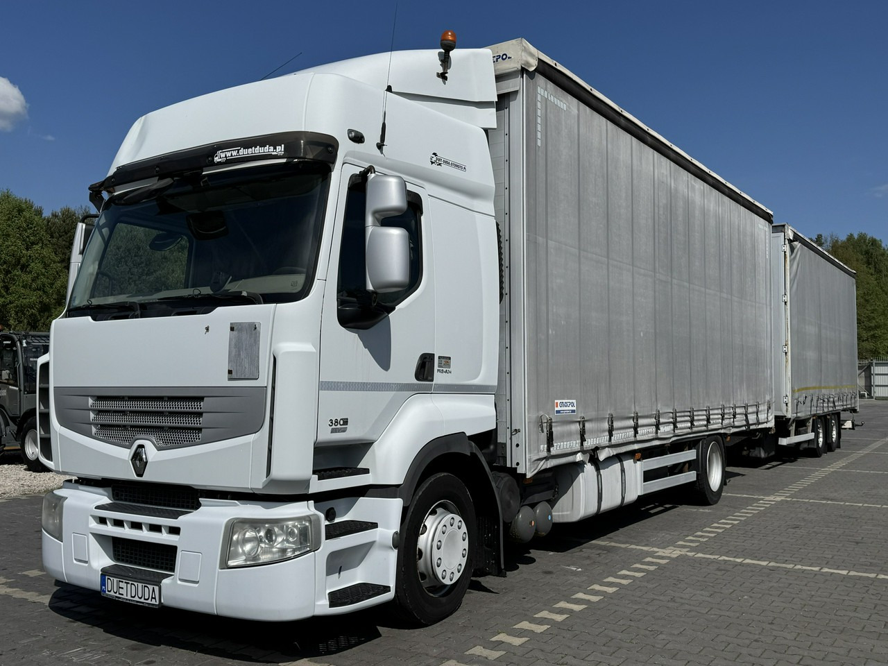 Renault Premium 380 DXi Euro 5 Firana 19 Palet Dach Zsuwany 18ton DMC - Тентована вантажівка: фото 5 Renault Premium 380 DXi Euro 5 Firana 19 Palet Dach Zsuwany 18ton DMC - Тентована вантажівка: фото 5
