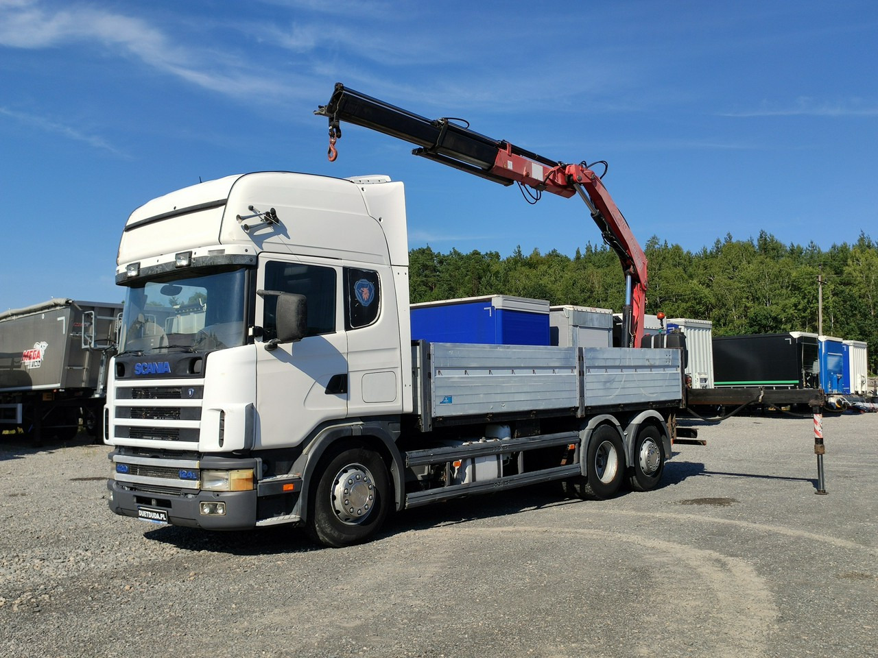 Scania 124L 420 6x2 Retarder HDS FASSI F170 Budowlanka - Бортова вантажівка/ Платформа, Вантажівка з маніпулятором: фото 1 Scania 124L 420 6x2 Retarder HDS FASSI F170 Budowlanka - Бортова вантажівка/ Платформа, Вантажівка з маніпулятором: фото 1