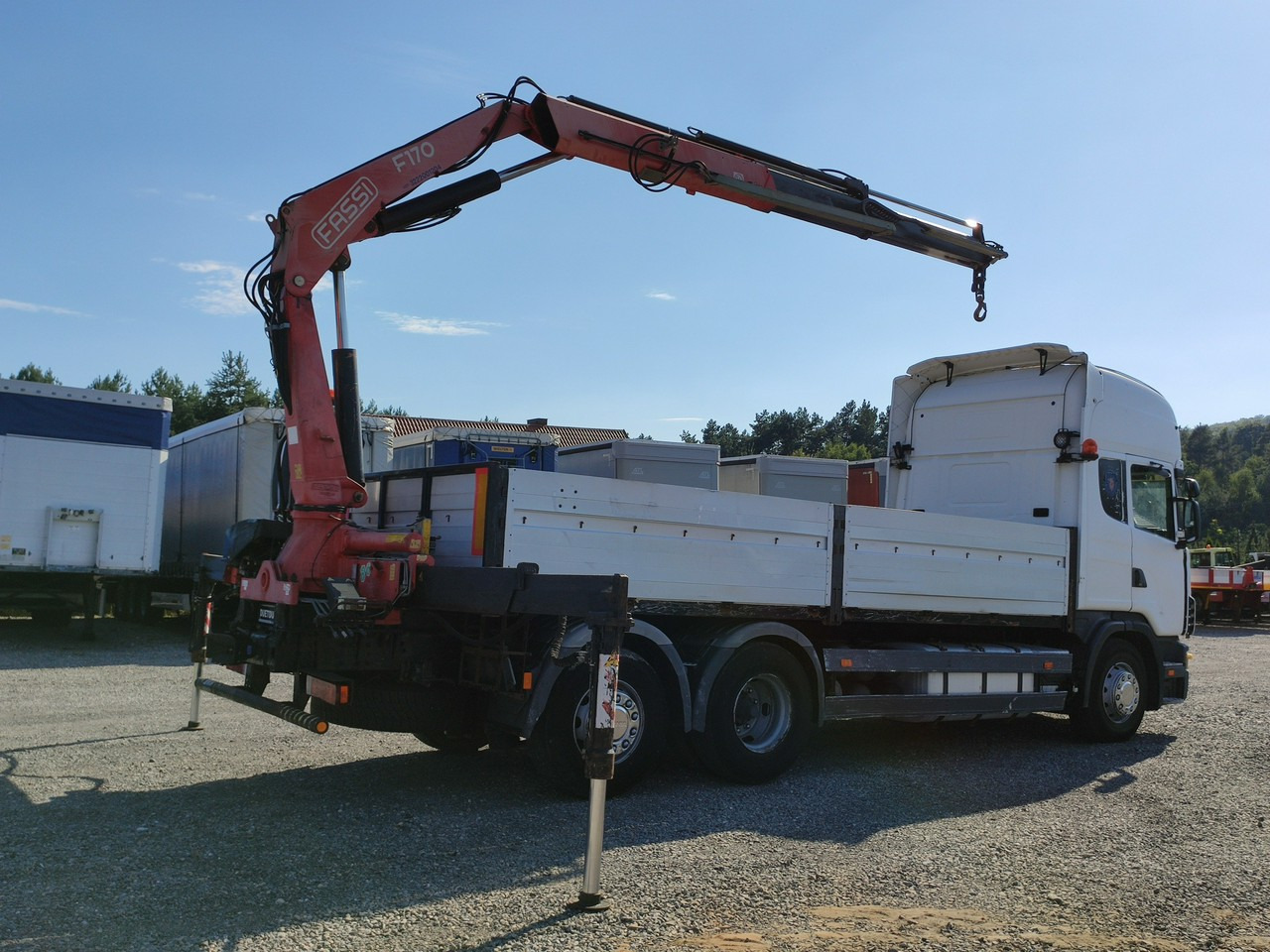 Scania 124L 420 6x2 Retarder HDS FASSI F170 Budowlanka - Бортова вантажівка/ Платформа, Вантажівка з маніпулятором: фото 2 Scania 124L 420 6x2 Retarder HDS FASSI F170 Budowlanka - Бортова вантажівка/ Платформа, Вантажівка з маніпулятором: фото 2