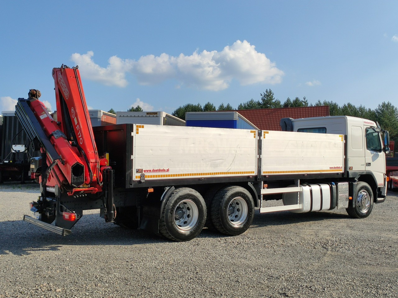 Бортова вантажівка/ Платформа, Вантажівка з маніпулятором Volvo FM 440 6x4 HDS FASSI F170 Składany w Literę Z: фото 20